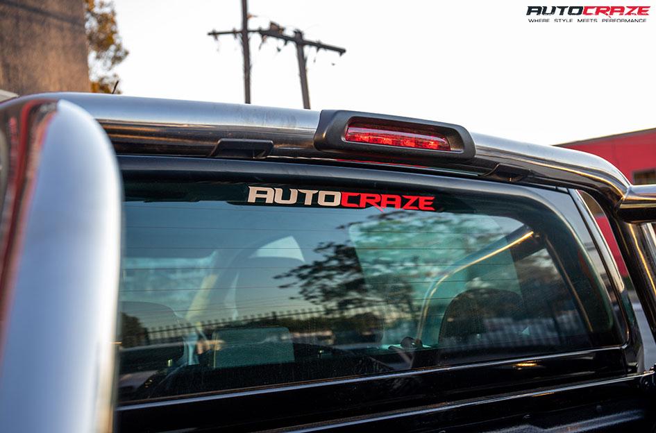 FORD RANGER BEAST BLACK MACHINED WITH DARK TINT